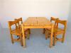 ENSEMBLE TABLE A MANGER EN PIN TAPIOVAARA .1963