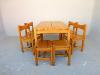 ENSEMBLE TABLE A MANGER EN PIN TAPIOVAARA .1963
