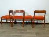 6 CHAISES SCANDINAVES  JL MOLLER N°75 .1954