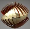 LUSTRE VINTAGE KONKYLIE PAR LOUIS WEIDSORF. 1962