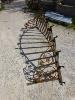 GRANDE MARQUISE EN FER FORGE FAIT MAIN 